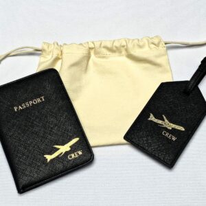 Okładka na paszport + tag bagażowy