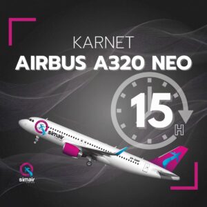 Karnet Airbus A320 NEO - 15 godzin