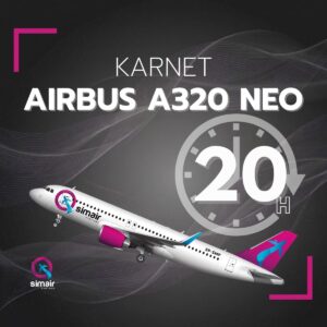 Karnet Airbus A320 NEO - 20 godzin