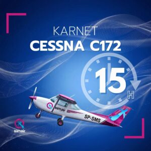 Karnet Cessna C172 - 15 godzin