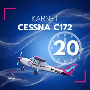 Karnet Cessna C172 - 20 godzin