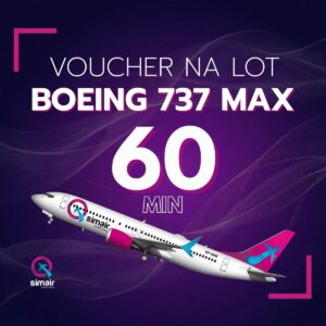 Voucher prezentowy 60 min. Boeing 737 MAX