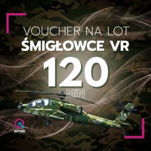 Voucher prezentowy 120 min. Śmigłowce VR
