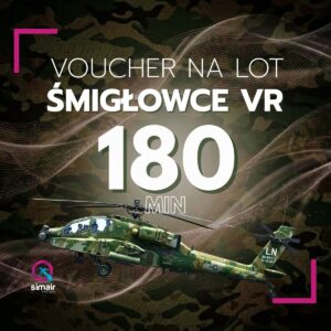 Voucher prezentowy 180 min. Śmigłowce VR
