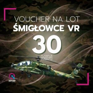 Voucher prezentowy 30 min. Śmigłowce VR