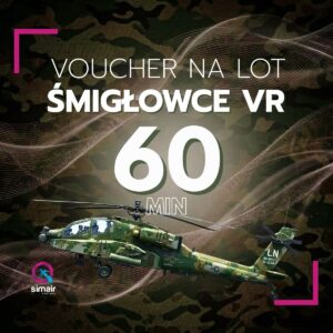 Voucher prezentowy 60 min. Śmigłowce VR